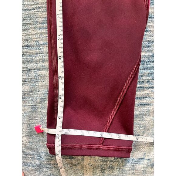 Lululemon Dark Adobe / Blush Berry / Violet Red Colour Me Ombre Crop *21" Size 4 - Picture 7 of 7